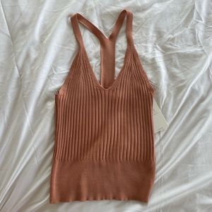 NWT Mauve Knit Tank Top from Melrose in the OC (M)